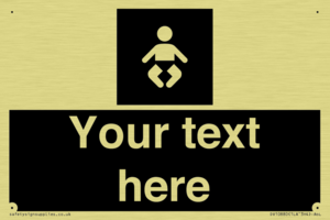 Custom information: black panel baby change